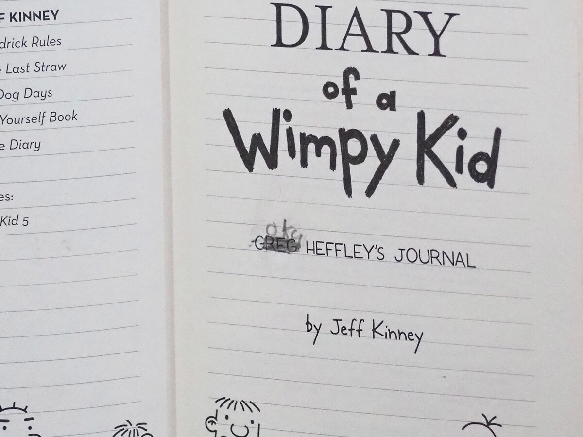 英語版 グレッグのダメ日記 DIARY of a Wimpy kid - 洋書